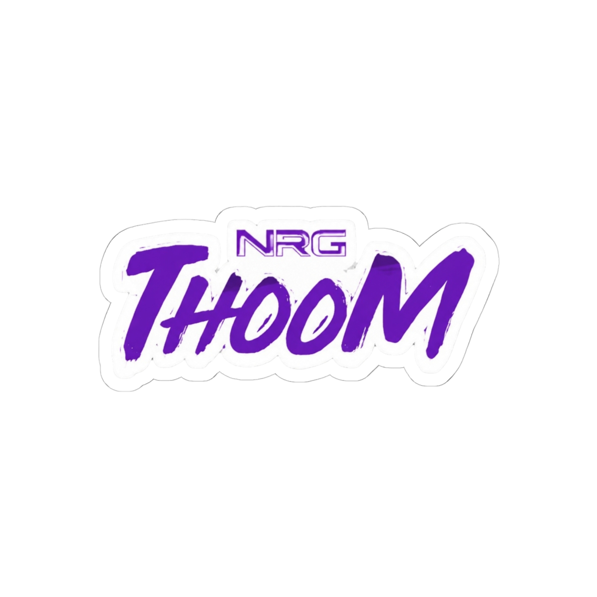 NRG Thoom Sticker | Cute Cheeky Energy Character Vinyl Decal