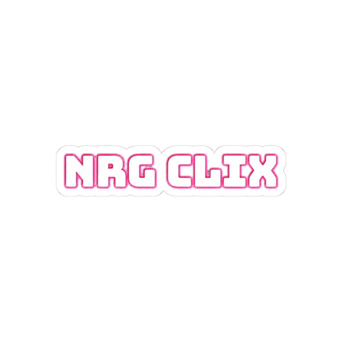 NRG CLIX Esports Bold Sticker | Gaming Superfan Vinyl Decal