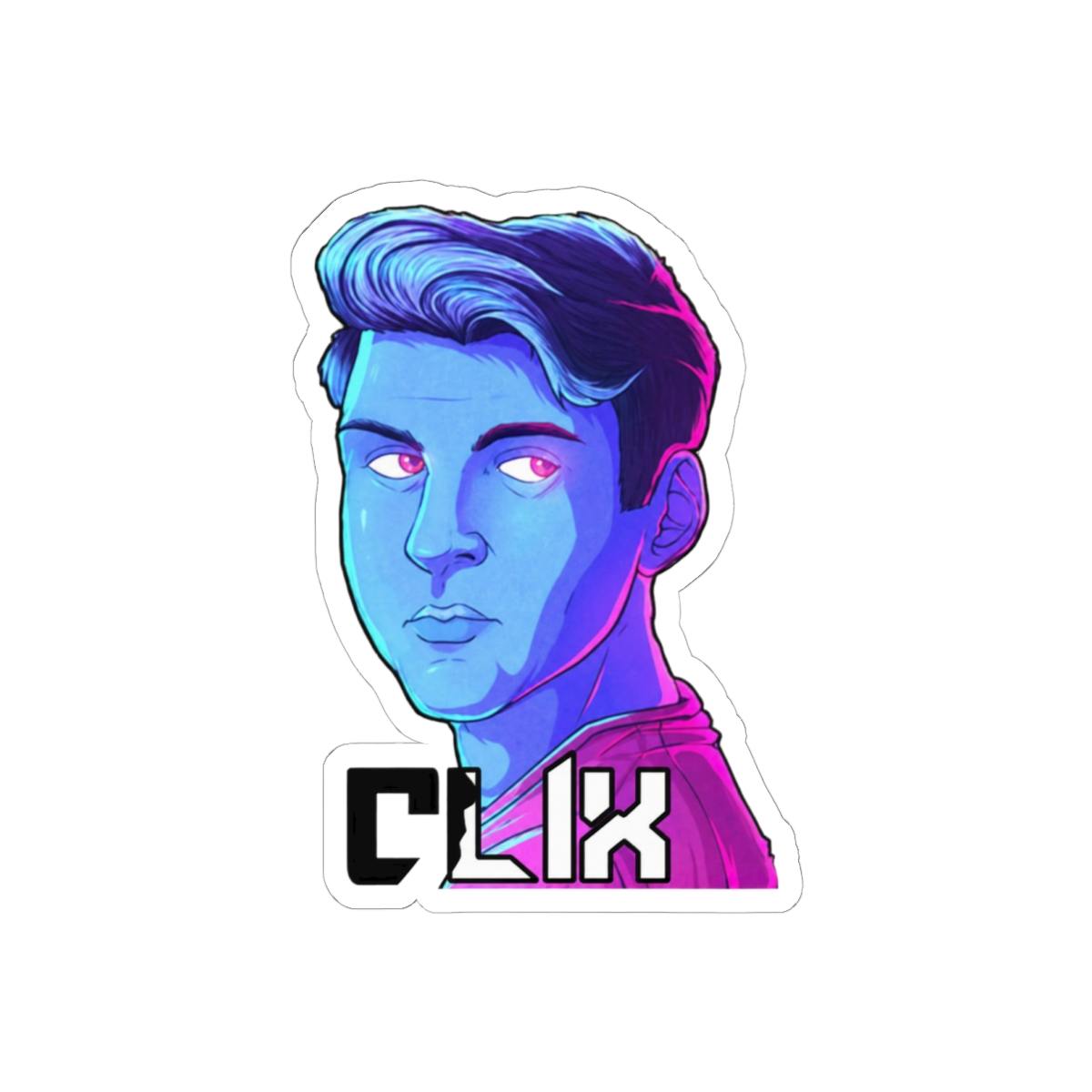 Clix Playful Sticker | Cute Vinyl Decal