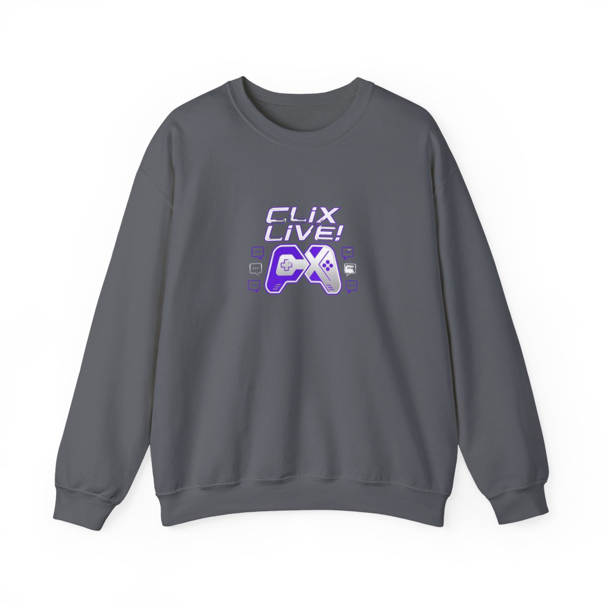 Clix Initials Crewneck - alternate angle 5, merchandise