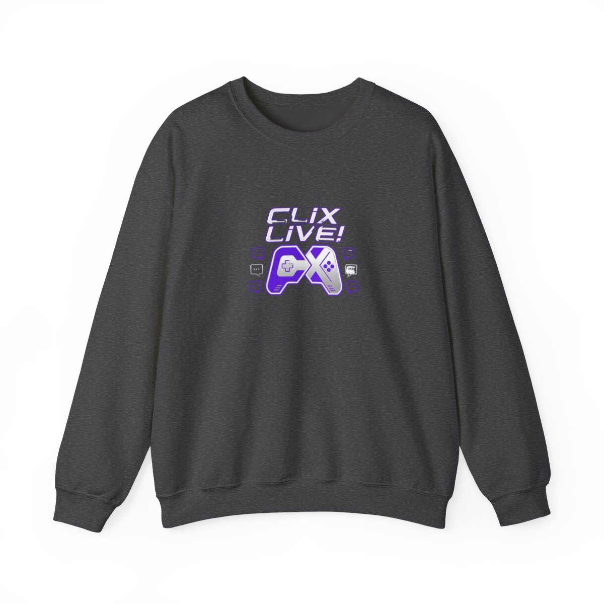 Clix Initials Crewneck - alternate angle 4, merchandise