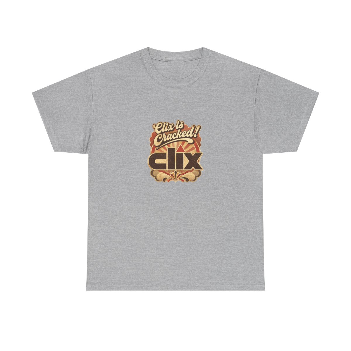 Clix "Clix is Cracked!" Unisex Tee - alternate angle 4, merchandise