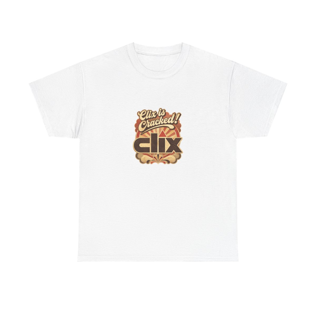 Clix "Clix is Cracked!" Unisex Tee - alternate angle 2, merchandise