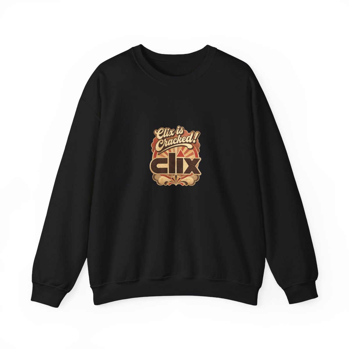 Clix "Clix is Cracked!" Crewneck - Clix official sweatshirts merch