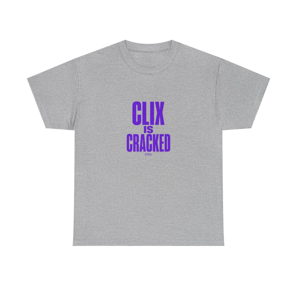 Clix "Clix is Cracked" Unisex Tee - alternate angle 3, merchandise