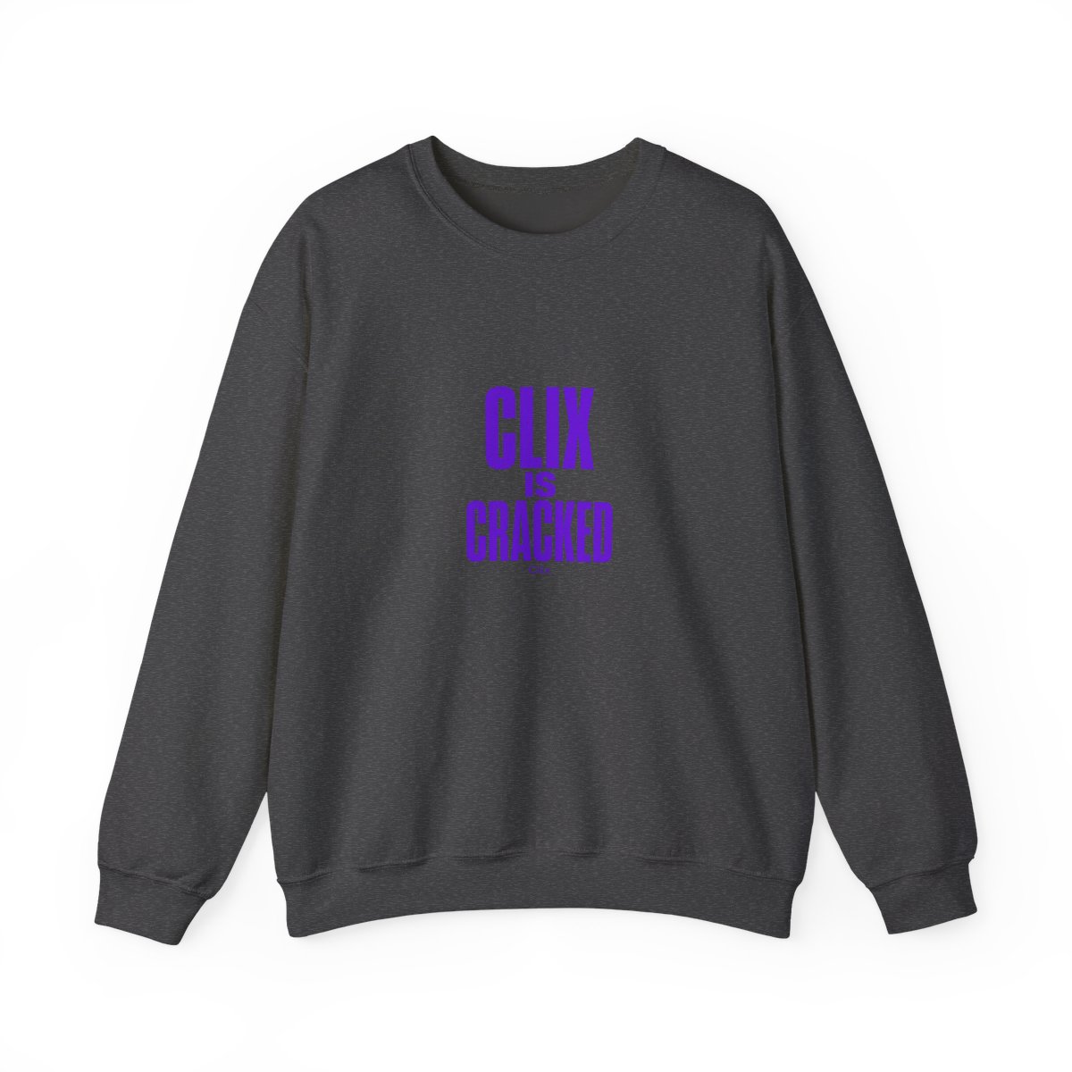 Clix "Clix is Cracked" Crewneck - alternate angle 4, merchandise