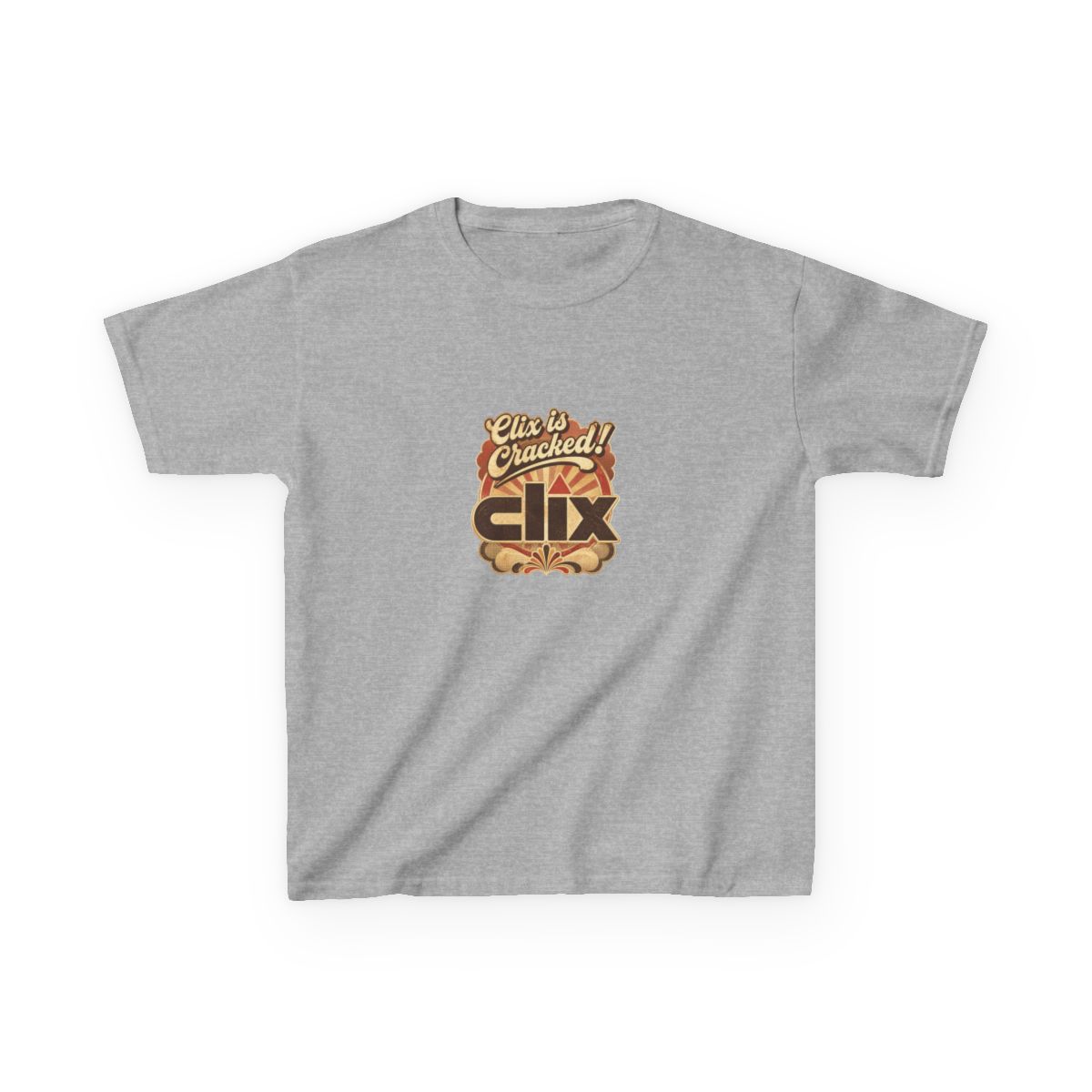 Clix "Clix is Cracked!" Unisex Kids Tee - alternate angle 3, merchandise