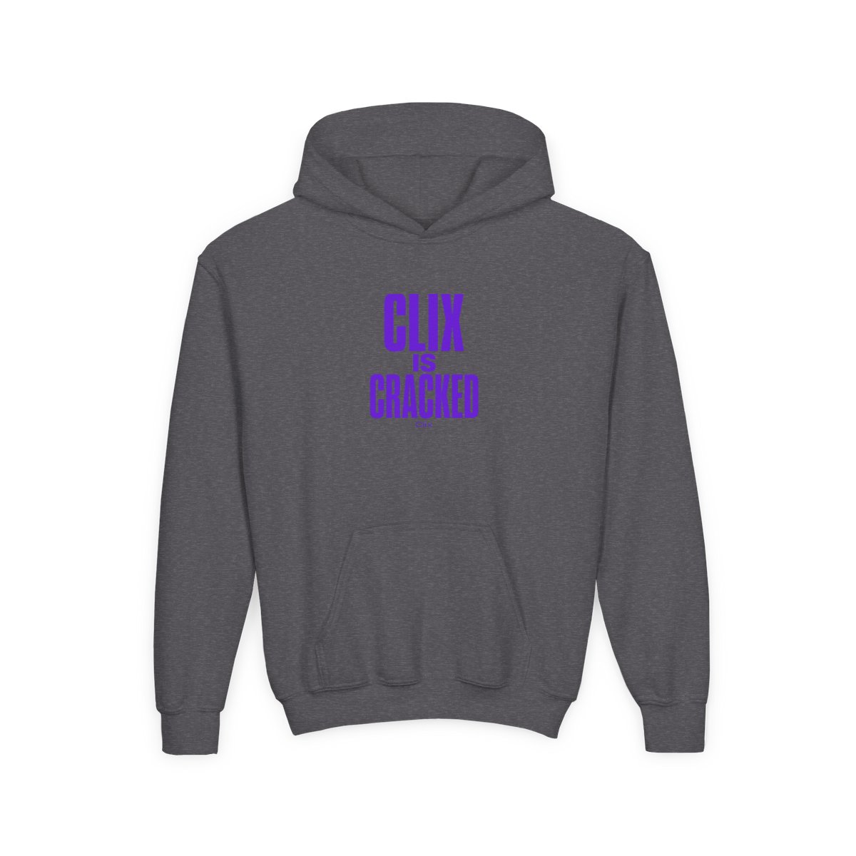 Clix "Clix is Cracked" Kids Hoodie - alternate angle 4, merchandise
