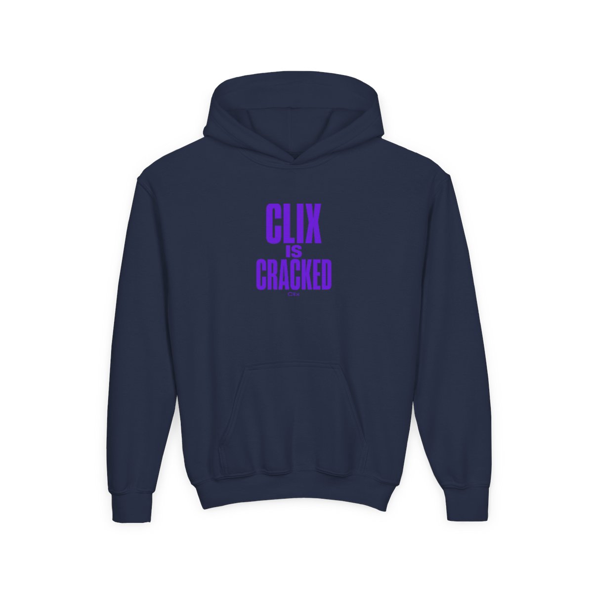 Clix "Clix is Cracked" Kids Hoodie - alternate angle 5, merchandise