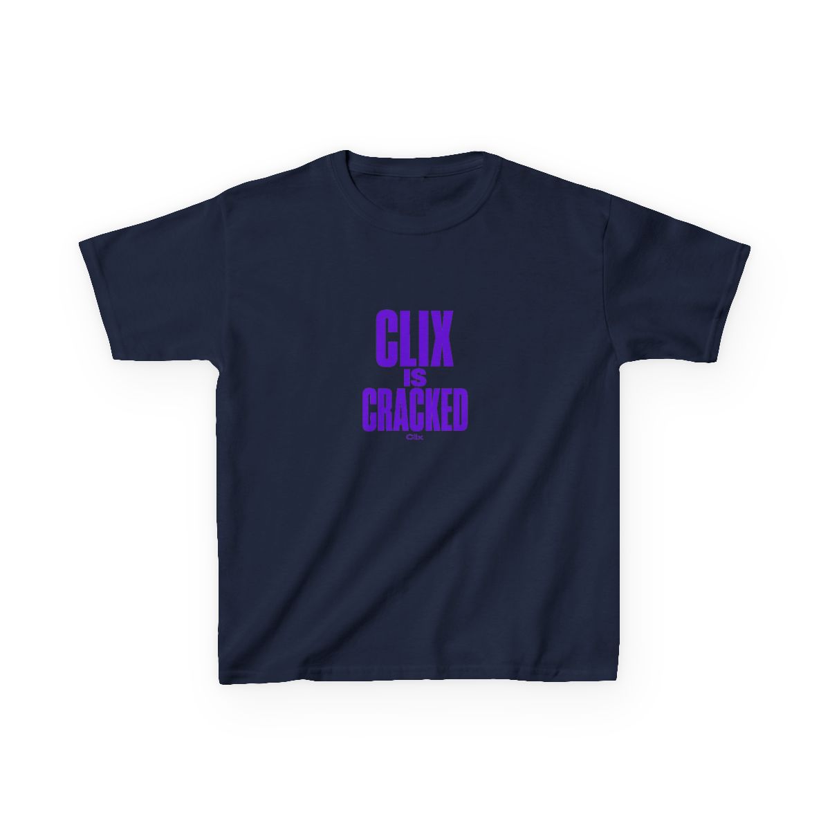 Clix "Clix is Cracked" Unisex Kids Tee - alternate angle 5, merchandise