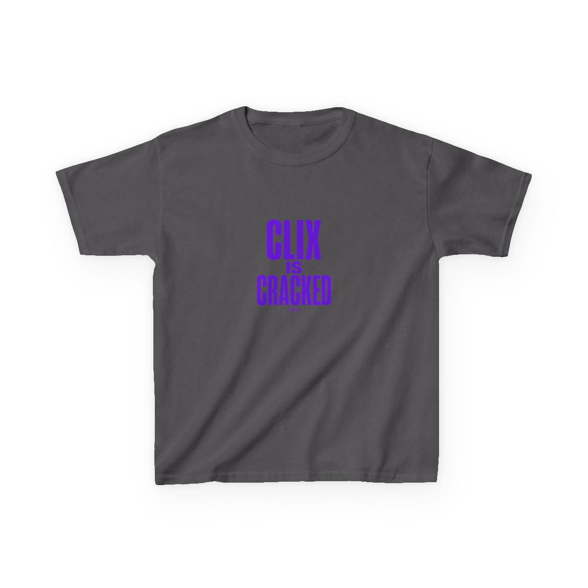 Clix "Clix is Cracked" Unisex Kids Tee - alternate angle 4, merchandise